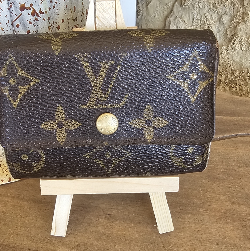 Louis Vuitton Brown Monogram Card Holder.